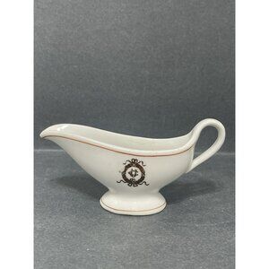Antique Hotel Restaurant Ironstone Gravy or Sauce Boat